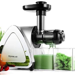 HOMEVER Cold Press Juicer with 95% Juice Yield