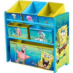 Character Corner Toddler/Kids' Playroom Multi-Bin Toy Organizer (Your Choice of Character)