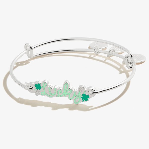 'Lucky' Inline Bangle Bracelet