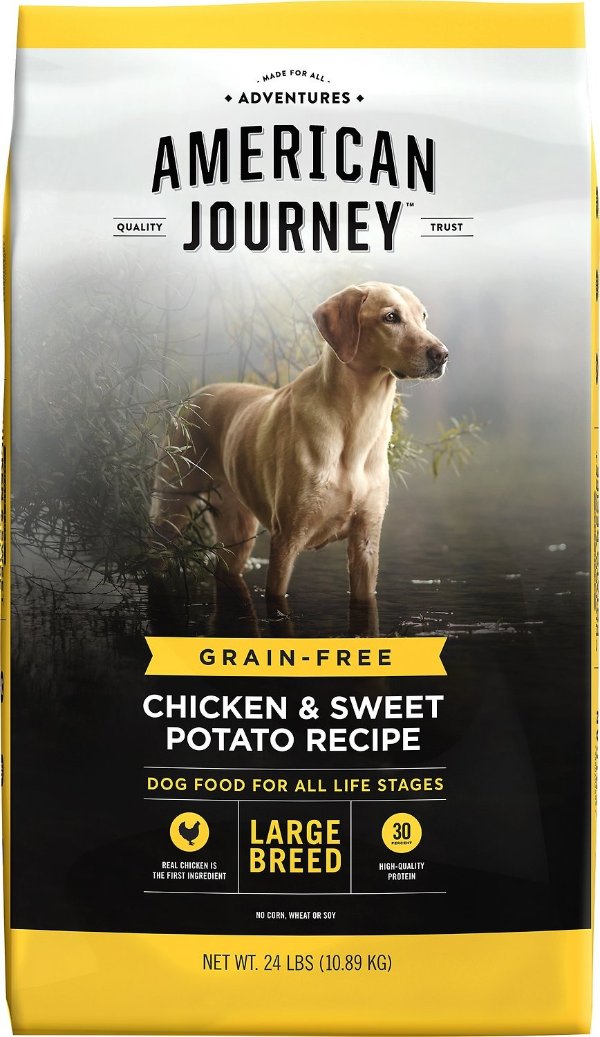 Large Breed Chicken & Sweet Potato Recipe Grain-Free Dry Dog Food, 24-lb bag - Chewy.com