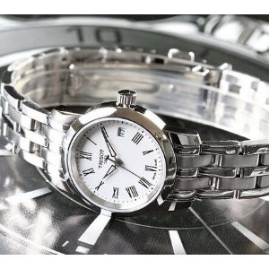Tissot T-Classic Dream White Dial Stainless Steel Ladies Watch T033.210.11.013.00