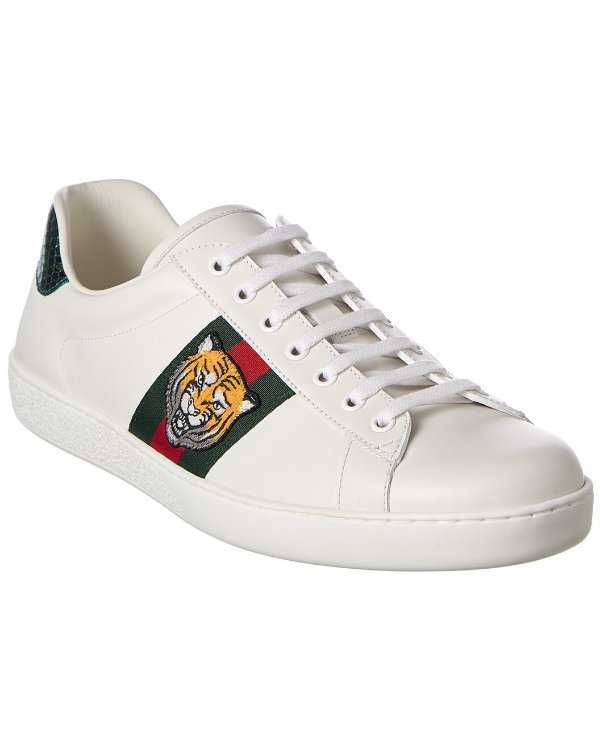 Ace Tiger Leather Sneaker