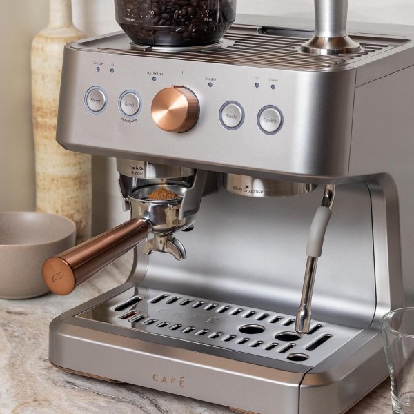 Café Bellissimo Semi Automatic Espresso Machine + Milk Frother