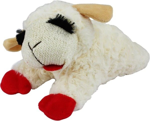 Lamb Chop Squeaky Plush Dog Toy (Free Shipping) | Chewy