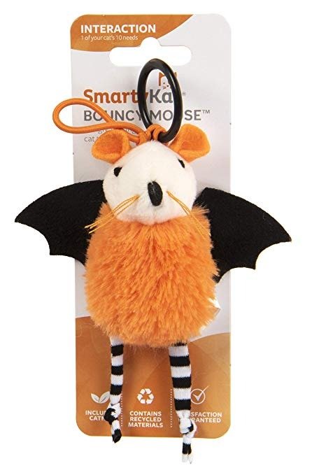 Bouncy Mouse Halloween Bungee Cat Toy