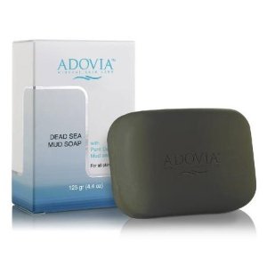 Adovia Natural Dead Sea Mud Soap - Great for Eczema, Psoriasis or Acne! 125 GR (4.4OZ)