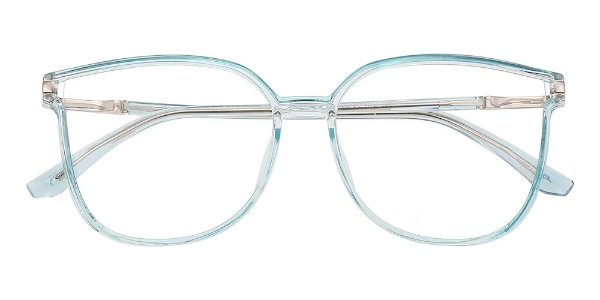 Hannah Cat Eye Pastel Blue Eyeglasses