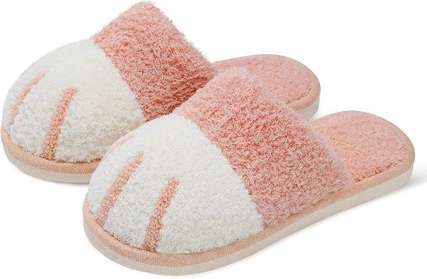 Cute Animal Slippers for Women, Winter Warm Memory Foam House Slippers, Soft Cozy Booties Non-Slip Slip-on Shoes for Girls Indoor Outdoor Shoes,Creative Gifts for Women Girls Girlfriend