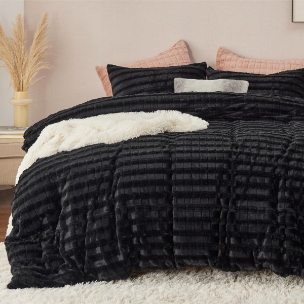 Bedsure Fluffy Comforter Cover Set