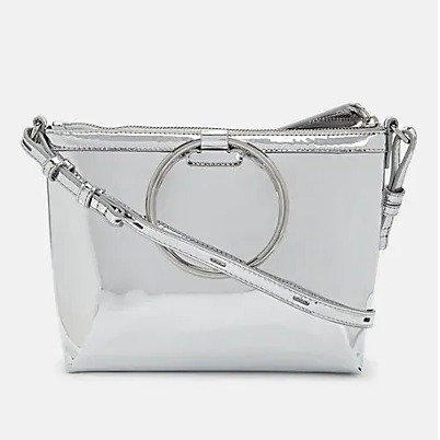 Ring Patent Leather Crossbody Bag Ring Patent Leather Crossbody Bag
