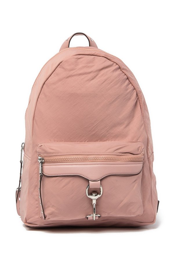 Always On MAB Leather Trimmed Nylon Backpack