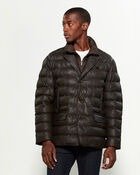Reversible Leather Puffer Jacket