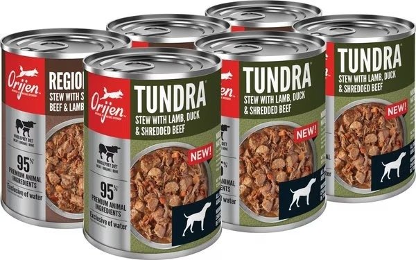 Regional Red & Tundra Entree Variety Pack Grain-Free Wet Dog Food, 12-oz can, case of 6