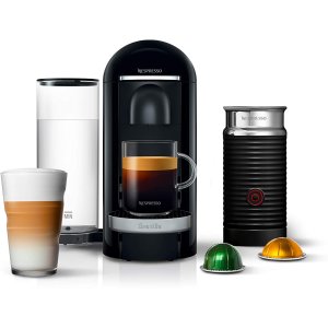 Nespresso VertuoPlus Machine Bundle with Aeroccino Milk Frother