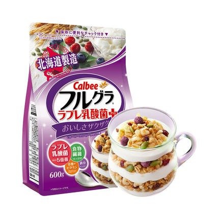 【直营】日本卡乐比进口水果麦片乳酸菌味600g 即食早餐燕麦-tmall.hk天猫国际