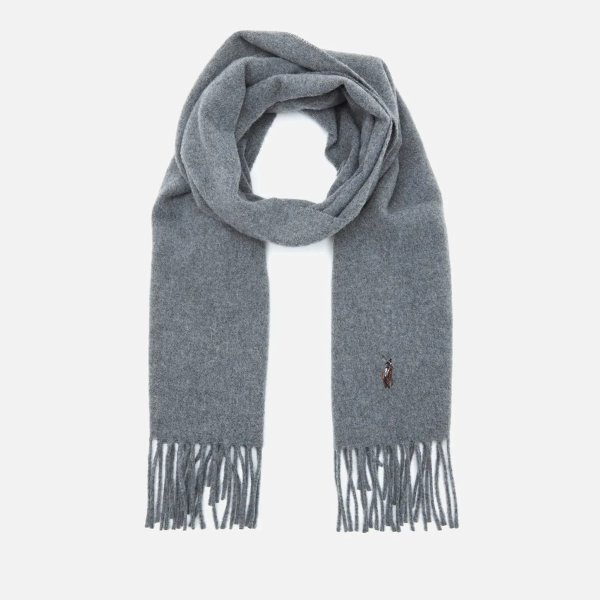 羊毛围巾-小鹿灰色