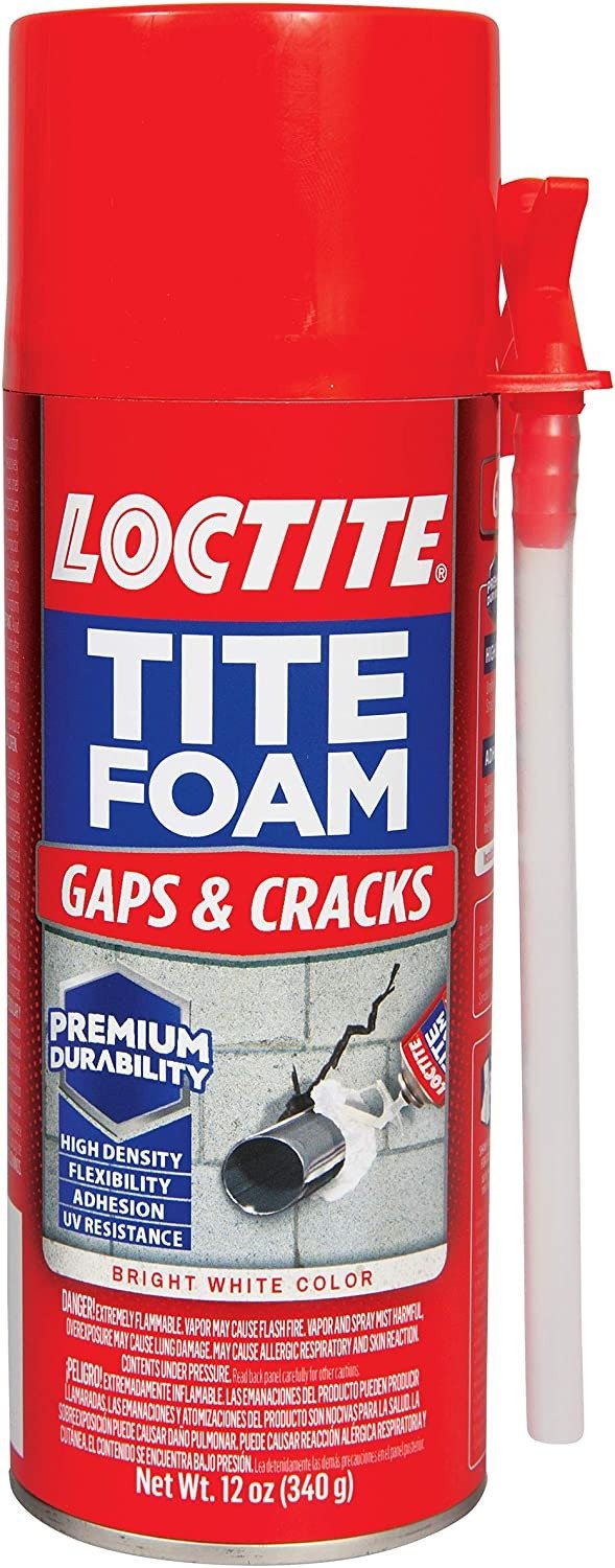 Loctite 绝缘泡沫密封胶 12 oz  快速修补木材、水管裂缝等