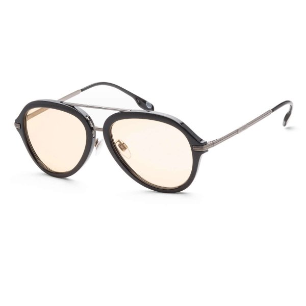Burberry Men's Black Aviator Sunglasses SKU: BE4377-3001-8-58 UPC: 8056597736138