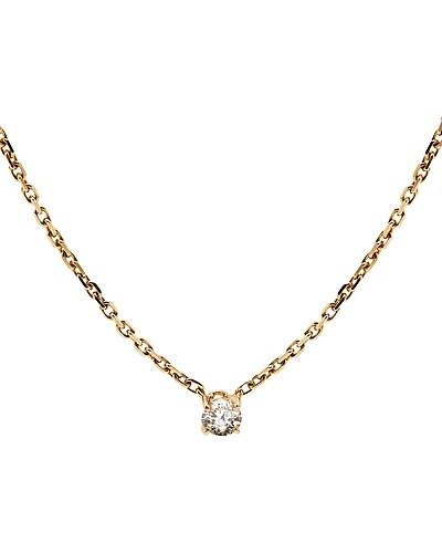 1895 18K 0.26 ct. tw. Diamond Necklace (Authentic Pre-Owned) / Gilt