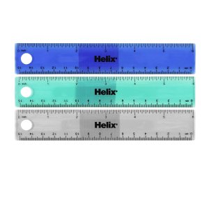 Helix 标准尺子 6 Inch / 15cm 颜色随机