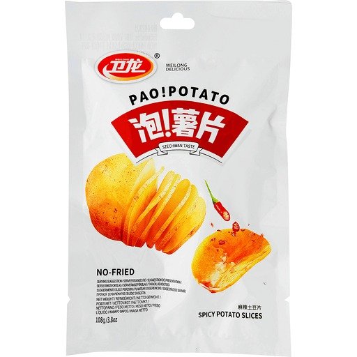 Weilong Spicy Potato Slices 3.8 OZ