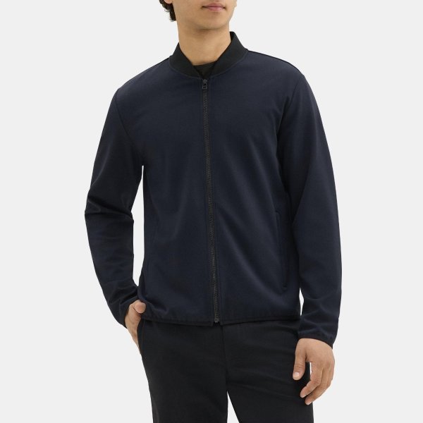 Bomber Jacket in Stretch Jersey