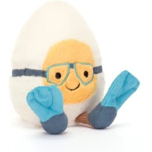 JellycatAmusable Scuba Boiled Egg Plush Toy