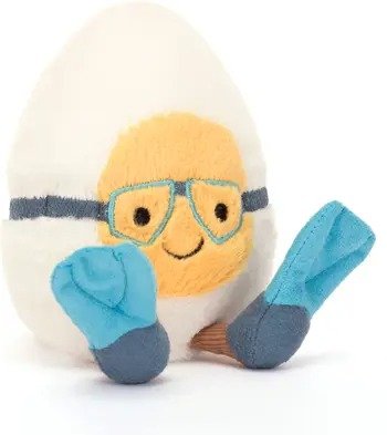 Amusable Scuba Boiled Egg Plush Toy