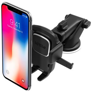 iOttie Easy One Touch 4 Dashboard & Windshield Car Phone Mount Holder for iPhone Xs Max R 8 Plus 7 6s SE Samsung Galaxy S9 S8 Edge S7 S6 Note 9 & Other Smartphone