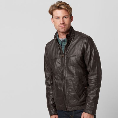 timberland leather jacket mens