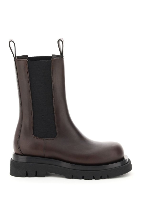 bv lug chelsea leather boots