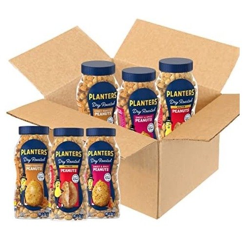Peanuts Variety Pack 16 oz Jars, (Pack of 3)