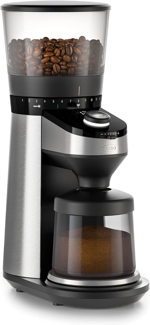 Brew Conical Burr Coffee Grinder with Scale