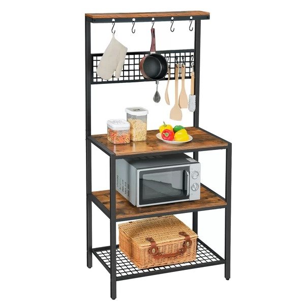 Thierry 33.1'' Standard Baker's Rack with Microwave CompatibilityThierry 33.1'' Standard Baker's Rack with Microwave CompatibilityCustomer PhotosShipping & ReturnsMore to Explore