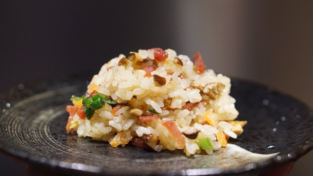 香菇腊肠糯米饭,这样做可以吃好几碗