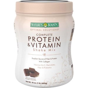Nature's Bounty Protein Shake Mix, Decadent Chocolate, 16 Ounce