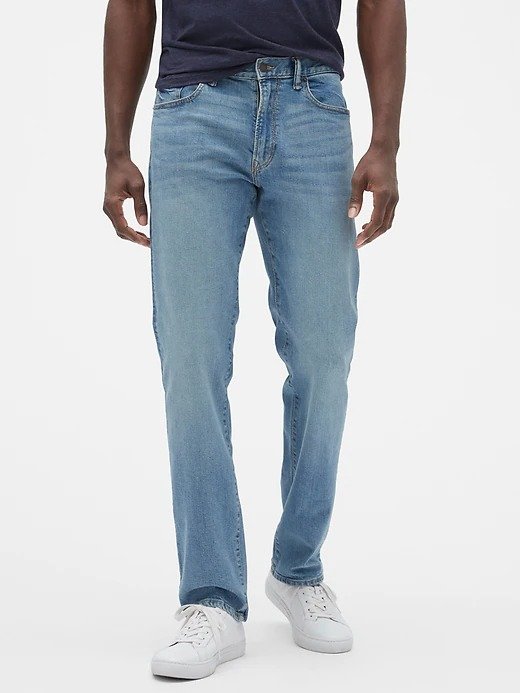 Straight Fit GapFlex Jeans with Washwell™
