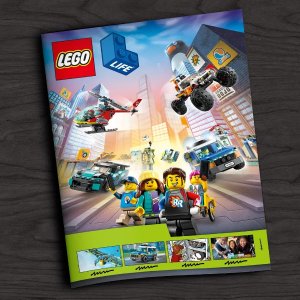 每年5期 免费订阅+免费邮寄LEGO官网 乐高 LIFE 儿童杂志，含搭建方法及小游戏