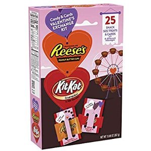 Hershey's 情人节巧克力卡片交换套装 2盒共50份