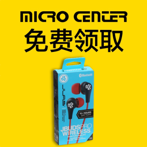 Micro Center In-Store Coupon: JLab JBuds Pro Wireless Signature Earbuds (Red)