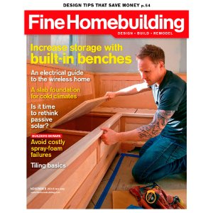 Fine Homebuilding杂志全年订阅特价 掌握超新的家居设计方案