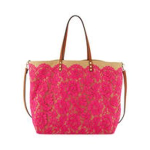 Valentino Glam Lace Tote Bag