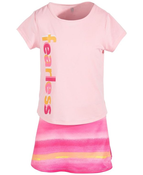 Toddler & Little Girls 2-Pc. T-Shirt & Skort Set, Created for Macy's