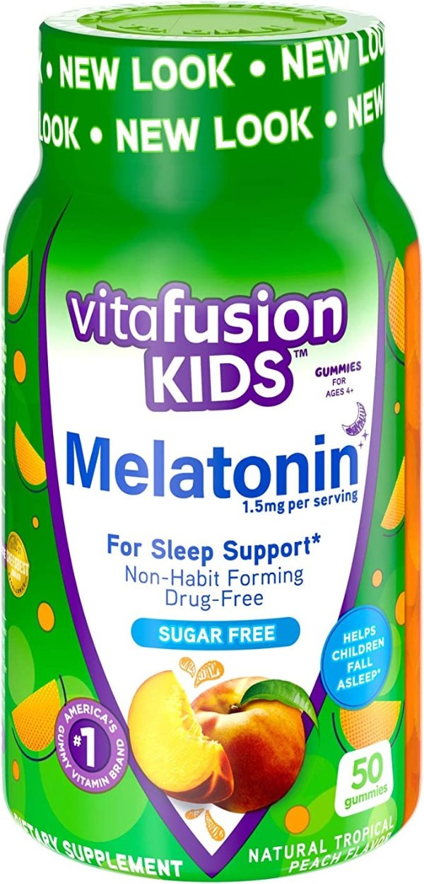 Kids Melatonin Gummy Vitamins, 50ct