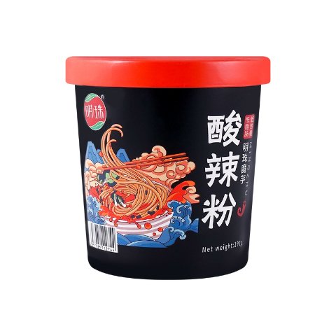明珠 魔芋 桶装酸辣粉 190g