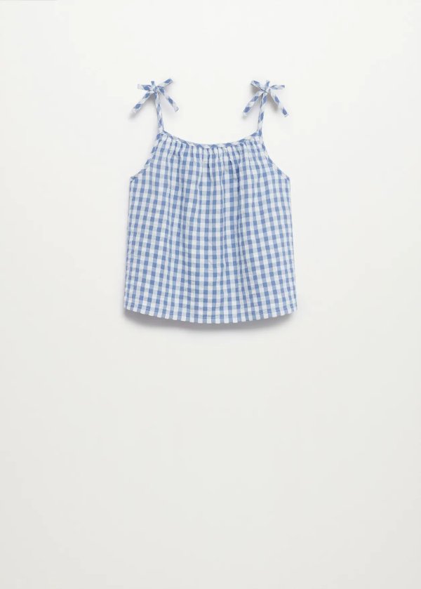 Gingham check blouse - Girls | OUTLET USA