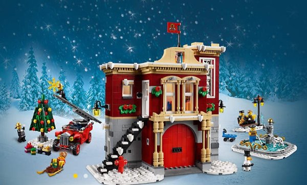 Winter Village Fire Station 10263 | Creator Expert | Buy online at the Official LEGO® Shop US