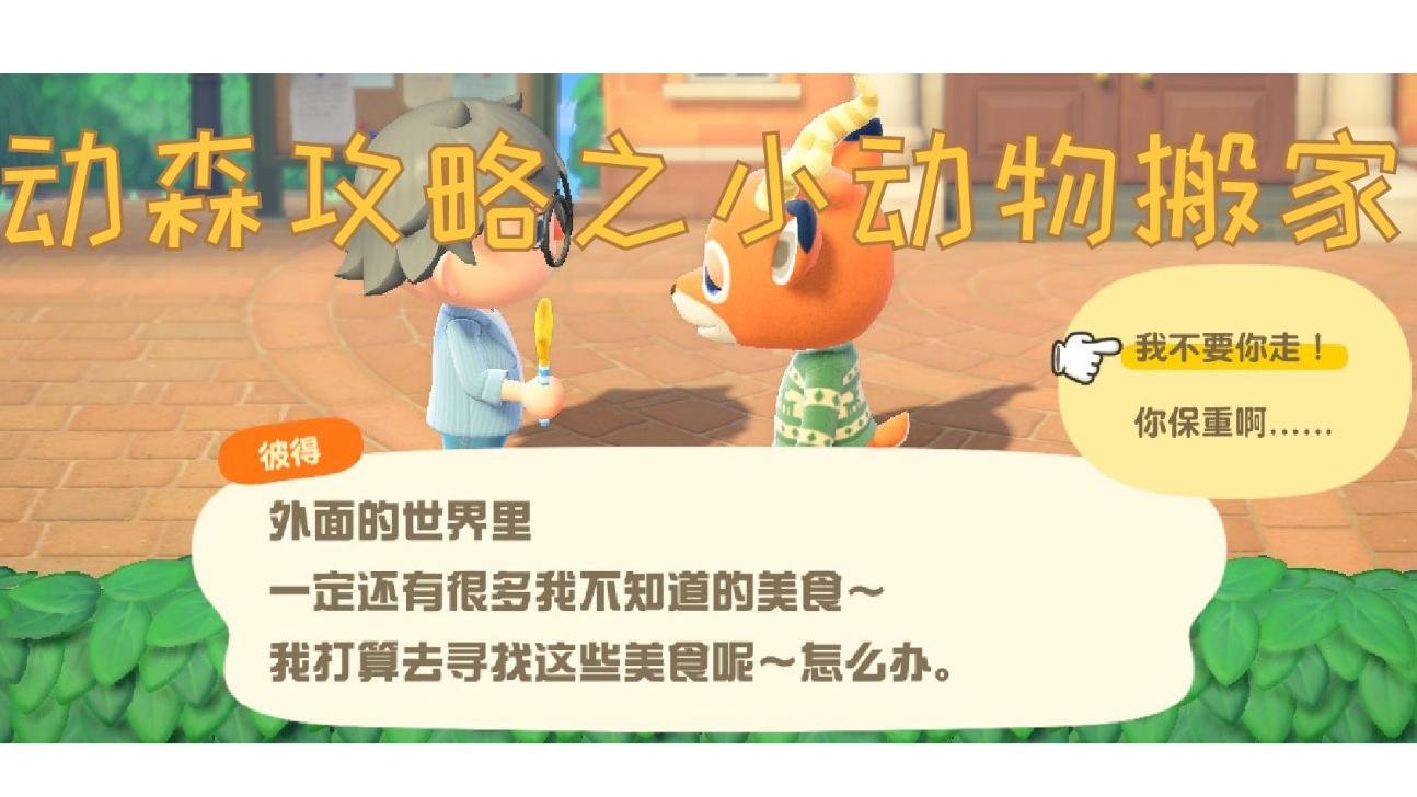 动森攻略之小动物搬家