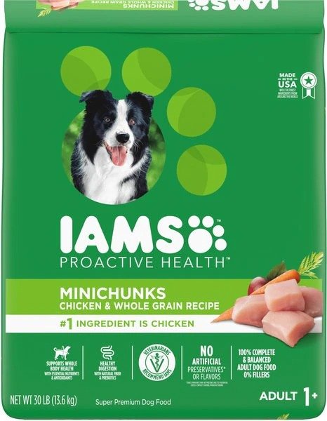 Iams Proactive Health MiniChunks Small Kibble Adult Chicken & Whole Grain Dry Dog Food