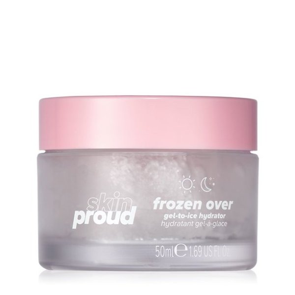 Skin Proud Frozen Over Moisturizer, Gel to Ice Hydrator with triple action hyaluronic acid, 1.69 fl oz